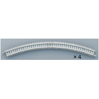 Tomix N Curve PC Track 11" 280mm Radius, 45° (4)