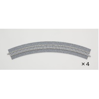 Tomix N Curve Track 13-15/16" 354mm Radius, 45° (4)