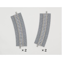 Tomix N Easement Wide PC Curve Track 11" Radius, 22.5°