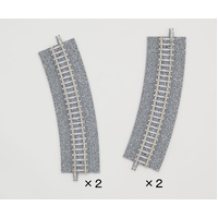 Tomix N Easement Wide PC Curve Track 12-1/2" Radius, 22.5°