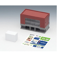 Tomix - N Mid-size Office Building Dark Red