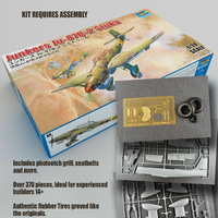 Trumpeter 1/24 Junkers Ju-87B-2 Stuka Plastic Model Kit