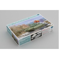 Trumpeter -  1/35 Russian T-72B3 with 4S24 Soft Case ERA & Grating Armour Plastic Model Kit [09610]