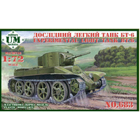 UM-MT 1/72 Experimental tank BT-6 Plastic Model Kit