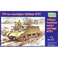 Unimodels 1/72 105mm GMC M7B1 Plastic Model Kit