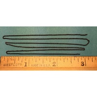 Walthers - HO 12"Black Chain 40 Links/inch