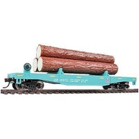 Walthers - Trainline Log Dump Car w/Logs Union Pacific