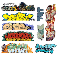 Walthers - HO Scale Graffiti Decal MegaSet #6 (9)