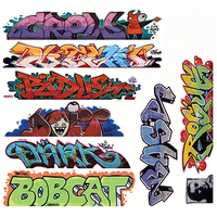 Walthers - HO Scale Graffiti Decal MegaSet #9 (9)