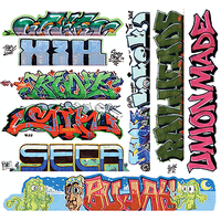 Walthers - HO Scale Graffiti Decal MegaSet #11