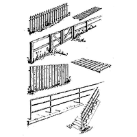 Walthers - HO Fences/Railing Sets(4)