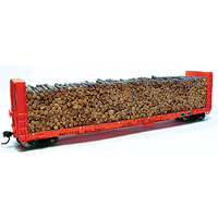 Walthers - HO Pulpwood Load WKW 50' Flat
