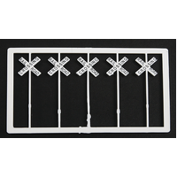 Walthers - HO R/Road Crossing Sign (20)