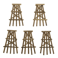 Walthers - N 5 2.5" Timber Bridge supports