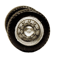 Walthers - HO Wheel And Tyre For Trailers