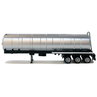 Walthers - HO 3 Axle Chemical Tank Trailer