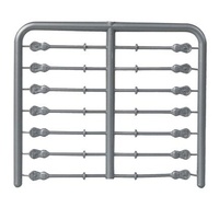 Walthers - HO Parking Meters Silver (14)