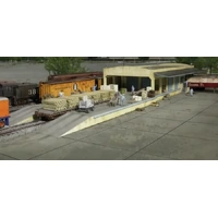 Walthers - HO Cornerstone Kit Open Air Transload Bldg