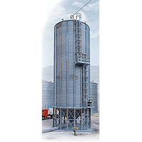 Walthers - HO Cornerstone Kit Grain Wet/Dry Storage Bins (2)
