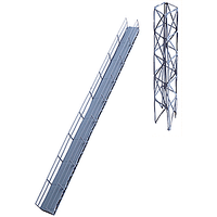 Walthers - HO Cornerstone Kit Conveyor Bridge&Support Tower