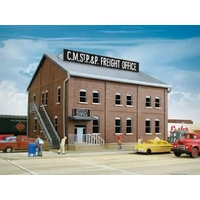 Walthers - HO Cornerstone Kit Brick Freight Office