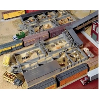 Walthers - HO Cornerstone Kit Stock Yards Set