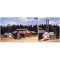 Walthers - HO Cornerstone Kit Mountain Lumber Co Sawmill