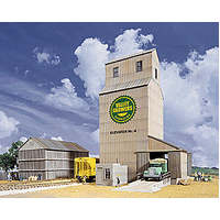 Walthers - HO Cornerstone Kit Valley Growers Assn Grain Elevator