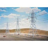 Walthers - HO Cornerstone Kit Transmission Tower (4)