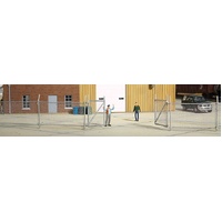 Walthers - HO Cornerstone Kit Chain Link Fence approx.80" 2 Gates