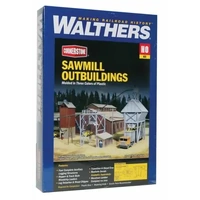 Walthers - HO Cornerstone Kit Sawmill Outbuildings (4)