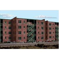Walthers - HO Cornerstone Kit Parkview Terrace Back Ground