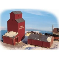 Walthers - N Cornerstone Kit Farmer's Co-Op Grain Elevator