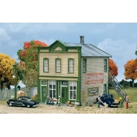 Walthers - HO River Road Mercantile w/LED kit 933-3650