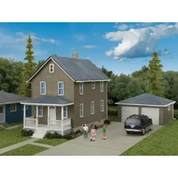 Walthers - HO Two-Storey House with Garage