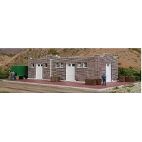 Walthers - HO Mission Style Brick Freight Shed