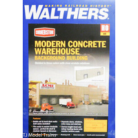 Walthers - HO Modern Concrete W/house B/ground Bldg