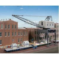 Walthers - HO Travelling Crane w/Brick Street