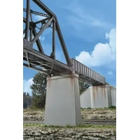 Walthers - HO Single Track Concrete Piers (2)