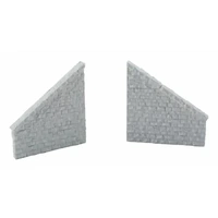 Walthers - HO Bridge Stone Wing Walls (2)