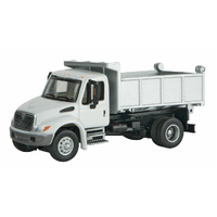 Walthers - HO Int 4300 Sgle-Axle Dump Truck White
