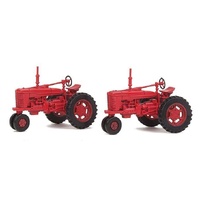 Walthers - N gauge Farm Tractors Red (2)
