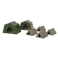Walthers - HO Camping Tents (6)