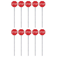 Walthers - HO Stop Signs Red & White
