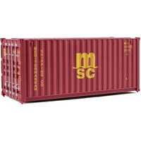 Walthers - HO 20' RS Container MediterraneanShipping