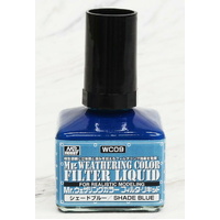 Gsi - Mr Weathering Color Filter Liquid Shade Blue -  WC-09