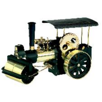 Wilesco D 366 Steam Roller black/brass