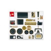 Wilesco D 376 Steam Roller, black/brass