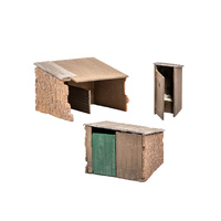 Grotty Huts & Privy