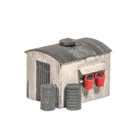 Lamp Hut with Oil Drums